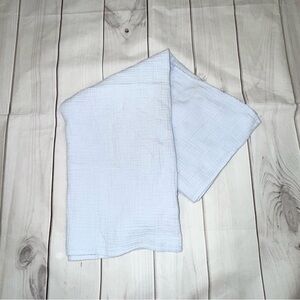 Light Blue Baby Muslin Blanket - Size 30x40